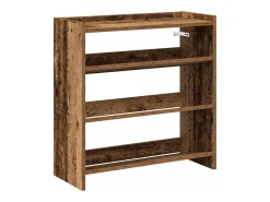 Zapatero de madera antiguo 60x25x62 cm madera de ingeniería