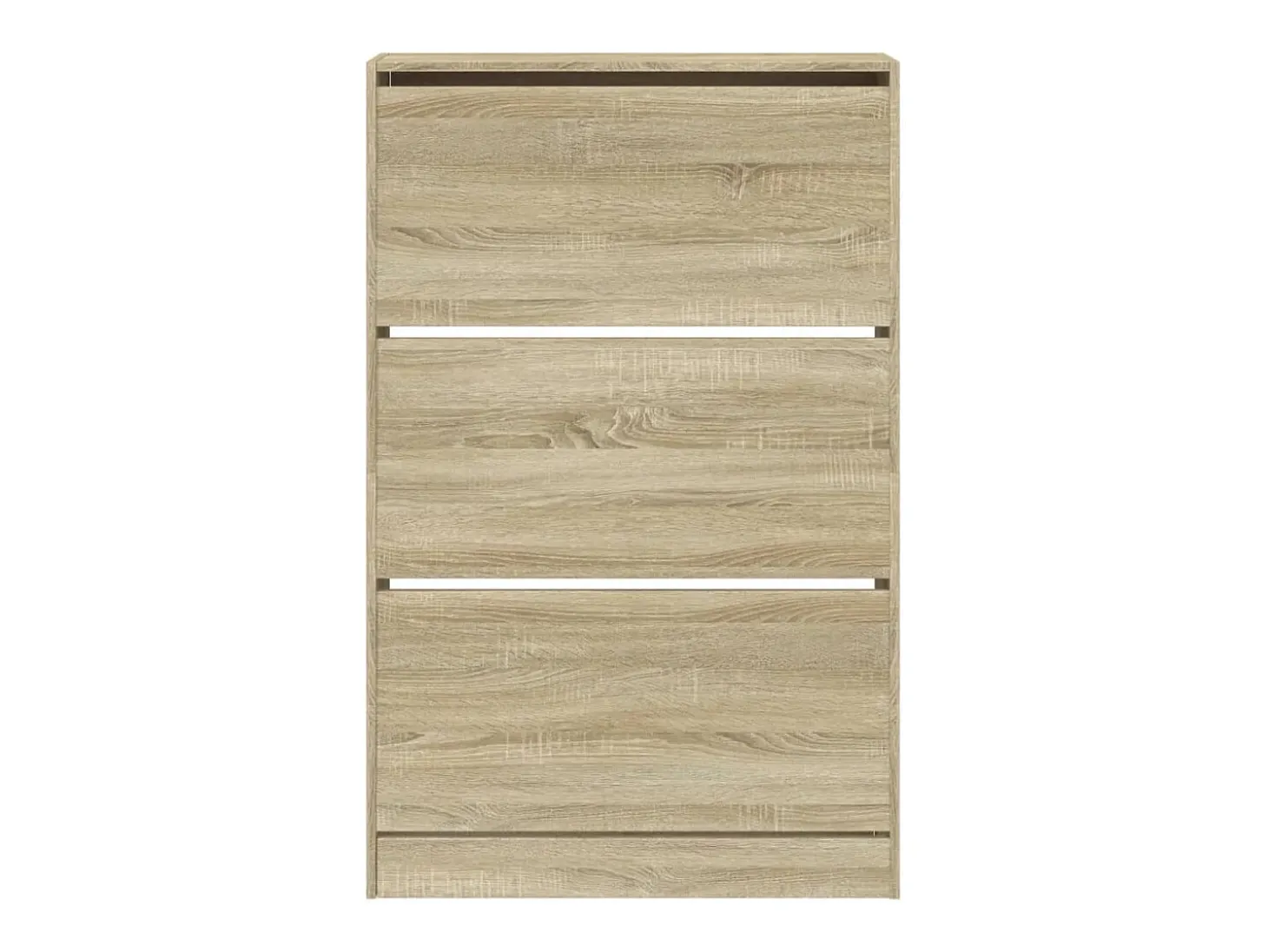 Zapatero de madera de ingeniería roble Sonoma 80x21x125,5 cm ES177046