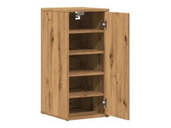 Zapatero de madera de ingeniería de roble hecho a mano