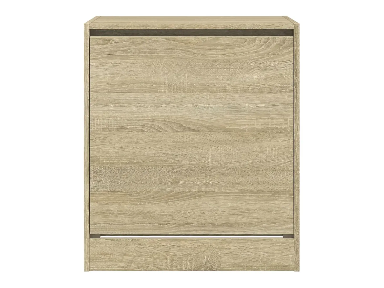 Zapatero de madera de ingeniería roble Sonoma 60x42x69 cm ES746854