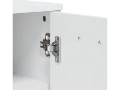 Zapatero de madera de ingeniería blanca VIKEN