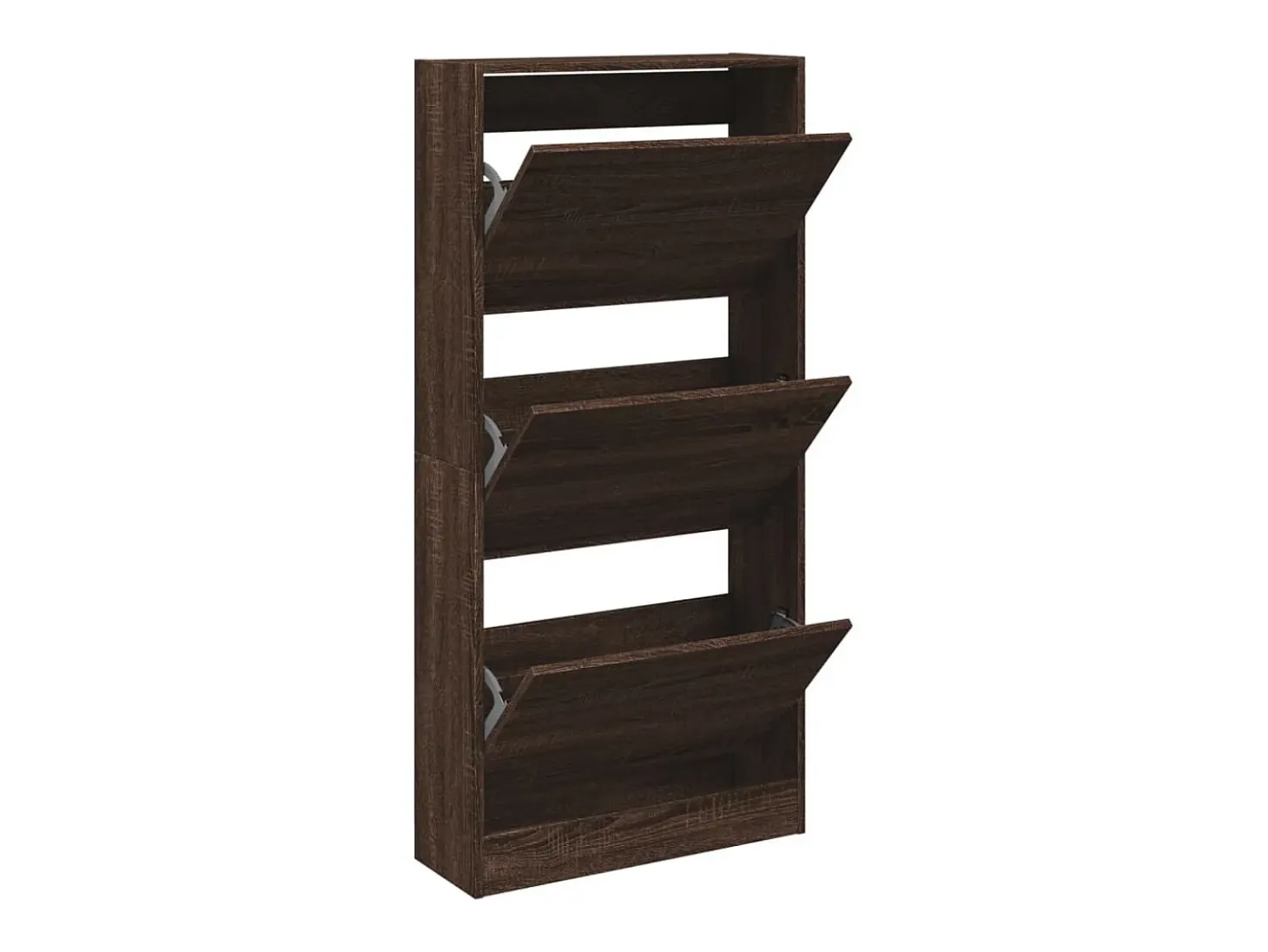 Zapatero de madera de ingeniería roble Sonoma 60x21x125,5 cm ES373828