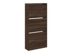 Zapatero de madera de ingeniería roble Sonoma 60x21x125,5 cm ES373828