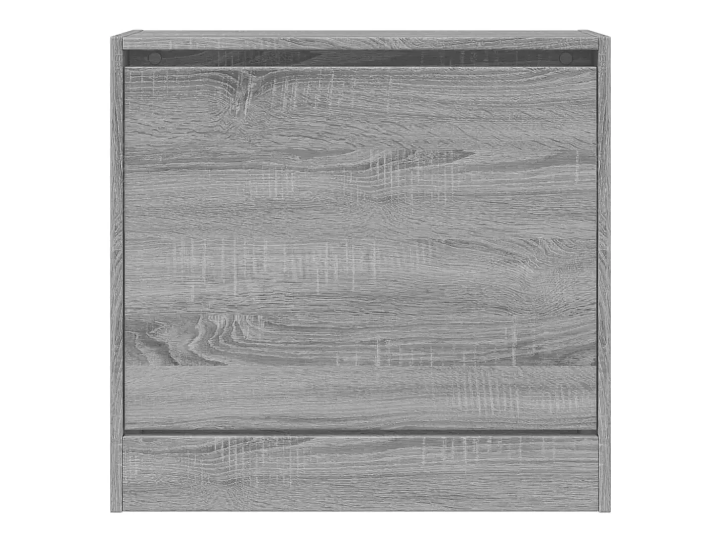 Zapatero de madera de ingeniería gris Sonoma 60x21x57 cm ES971124