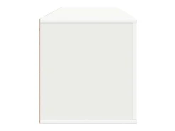 Zapatero de pared Blanco 100x35x38cm Madera de ingeniería