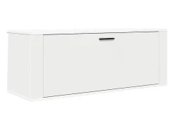 Zapatero de pared Blanco 100x35x38cm Madera de ingeniería