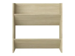 Zapatero de pared de roble Sonoma 60x18x60 cm Aglomerado