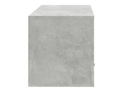 Zapatero de pared gris hormigón 70x35x38 cm