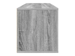 Zapatero de pared gris Sonoma 100x35x38 cm