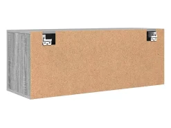 Zapatero de pared gris Sonoma 100x35x38 cm
