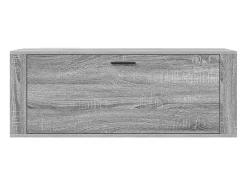 Zapatero de pared gris Sonoma 100x35x38 cm