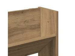 Zapatero de pared, roble artesanal, madera de ingeniería