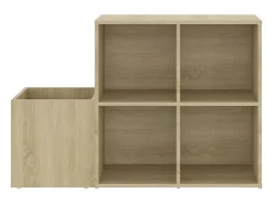 Zapatero de recibidor contrachapado roble Sonoma 105x35,5x70 cm ES648981