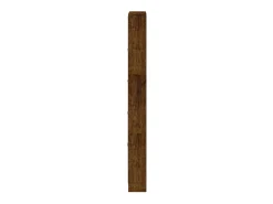Zapatero de roble ahumado 59x17x169 cm Madera de ingeniería