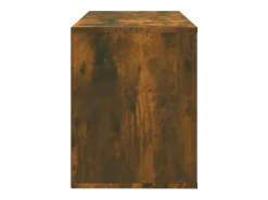 Zapatero de roble ahumado 80x35x45 cm Madera de ingeniería