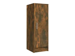 Zapatero de roble ahumado 32x35x92 cm Madera de ingeniería