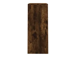 Zapatero de roble ahumado 60x35x84 cm Madera de ingeniería