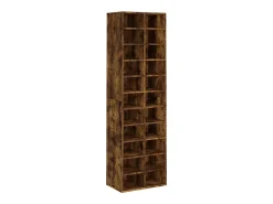 Zapatero de roble ahumado 54x34x183 cm Madera de ingeniería