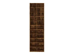 Zapatero de roble ahumado 54x34x183 cm Madera de ingeniería