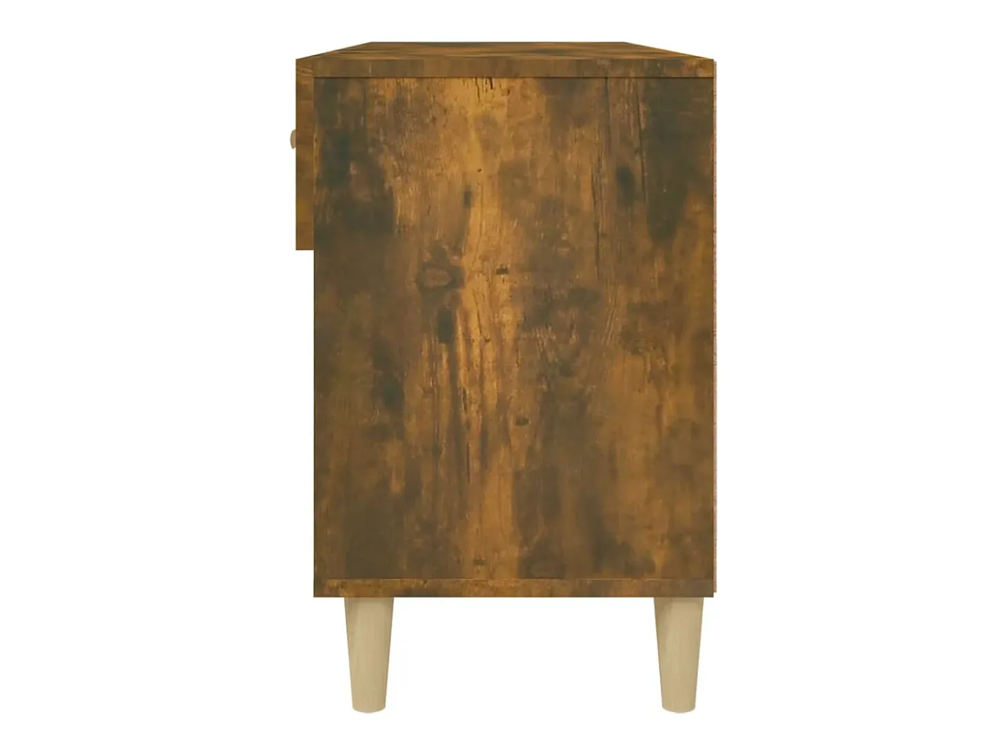 Zapatero de roble ahumado 102x35x55 cm Madera de ingeniería