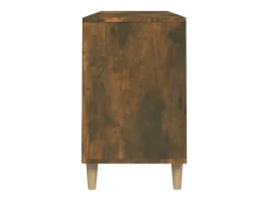 Zapatero de roble ahumado 102x36x60 cm Madera de ingeniería