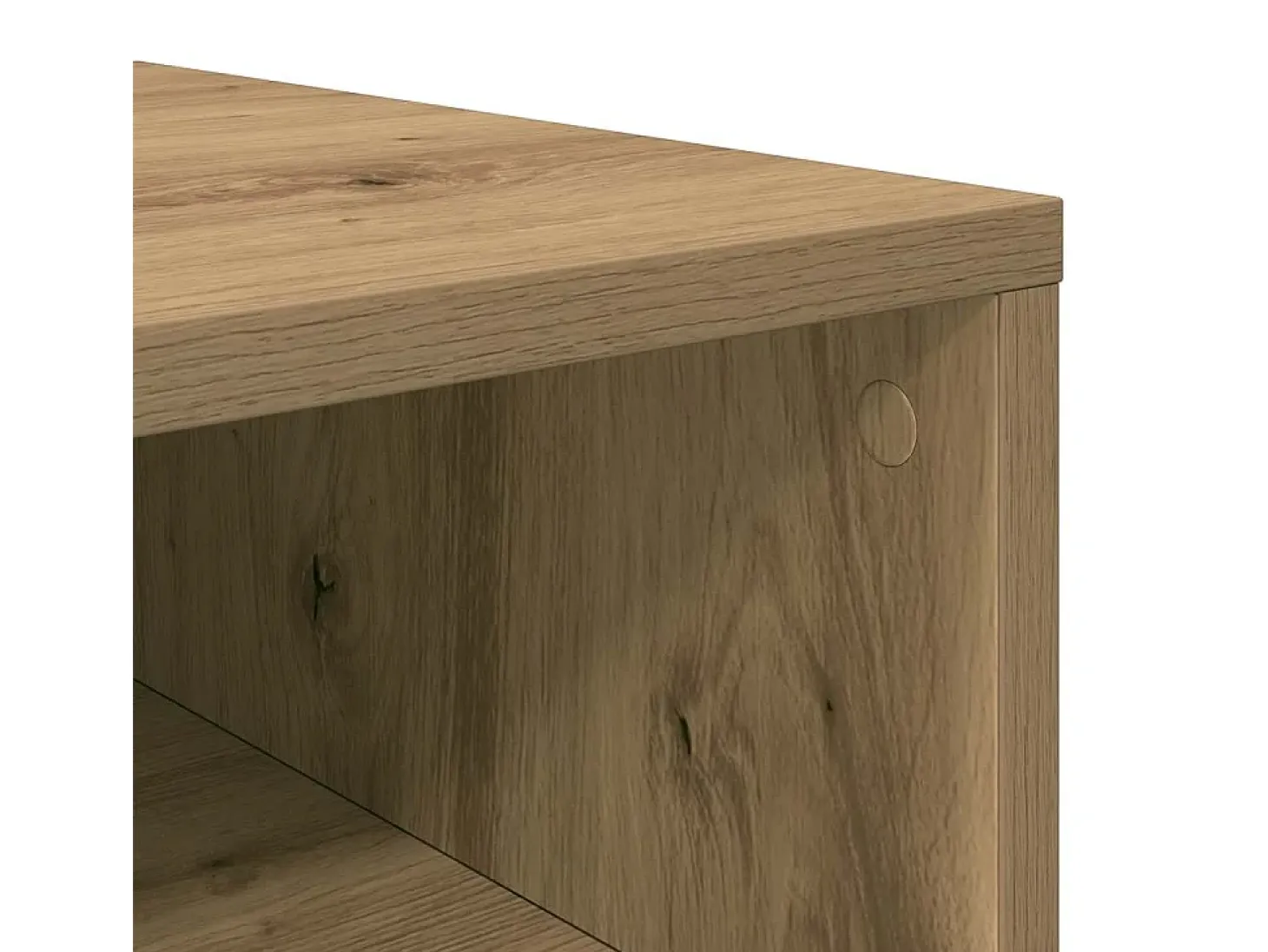 Zapatero de roble hecho a mano con madera de ingeniería