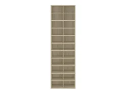 Zapatero de roble Sonoma 54x34x183cm madera de ingeniería