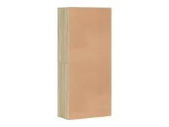 Zapatero de roble Sonoma de 80 x 39 x 178 cm de madera de ingeniería
