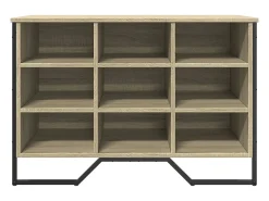 Zapatero de roble Sonoma 90x38x61,5 cm madera de ingeniería