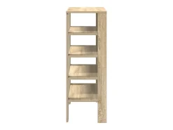 Zapatero de roble Sonoma 61x32x87,5 cm madera de ingeniería