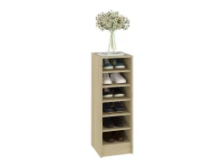 Zapatero de roble Sonoma 31,5 x 35 x 90 cm Madera de ingeniería