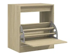 Zapatero de roble Sonoma 60x42x69 cm madera de ingeniería