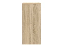 Zapatero de roble Sonoma 29,5x34x76 cm madera de ingeniería