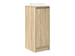 Zapatero de roble Sonoma 29,5x34x76 cm madera de ingeniería