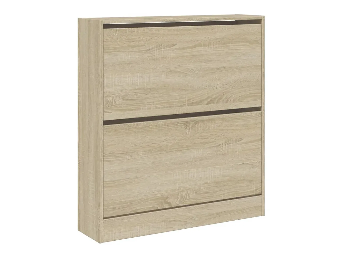 Zapatero de roble Sonoma 80x21x87,5 cm madera de ingeniería