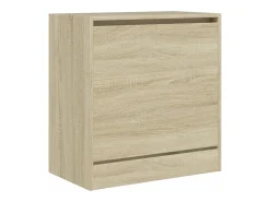 Zapatero de roble Sonoma 60x34x63,5 cm madera de ingeniería