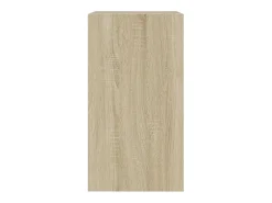 Zapatero de roble Sonoma 60x34x63,5 cm madera de ingeniería