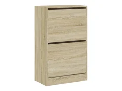 Zapatero de roble Sonoma 60x34x96,5 cm madera de ingeniería