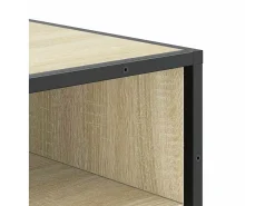 Zapatero de roble Sonoma 48x38x97,5 cm madera de ingeniería