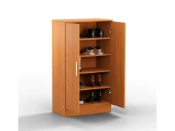 Zapatero Dos Puertas Color (Cerezo)(107x60x35 cm) -Buyqualia