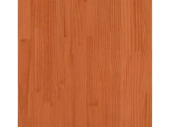 Zapatero encerado marrón 110x34x45 cm madera maciza de pino