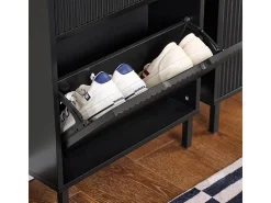 Zapatero Estrecho con 2 Solapas Organizador FSR177-SCH SoBuy ES