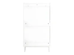 Zapatero Estrecho con 2 Solapas Organizador para Zapatos de Entrada 50 x 19 x 91 cm Blanco FSR151-W SoBuy ES
