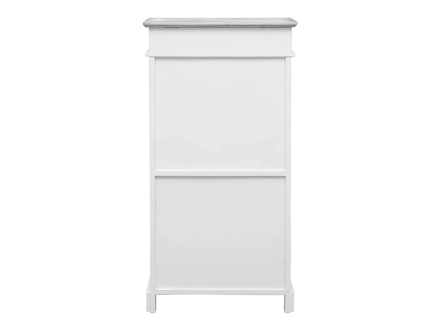 Zapatero gris 50 x 28 x 98 cm madera de paulownia