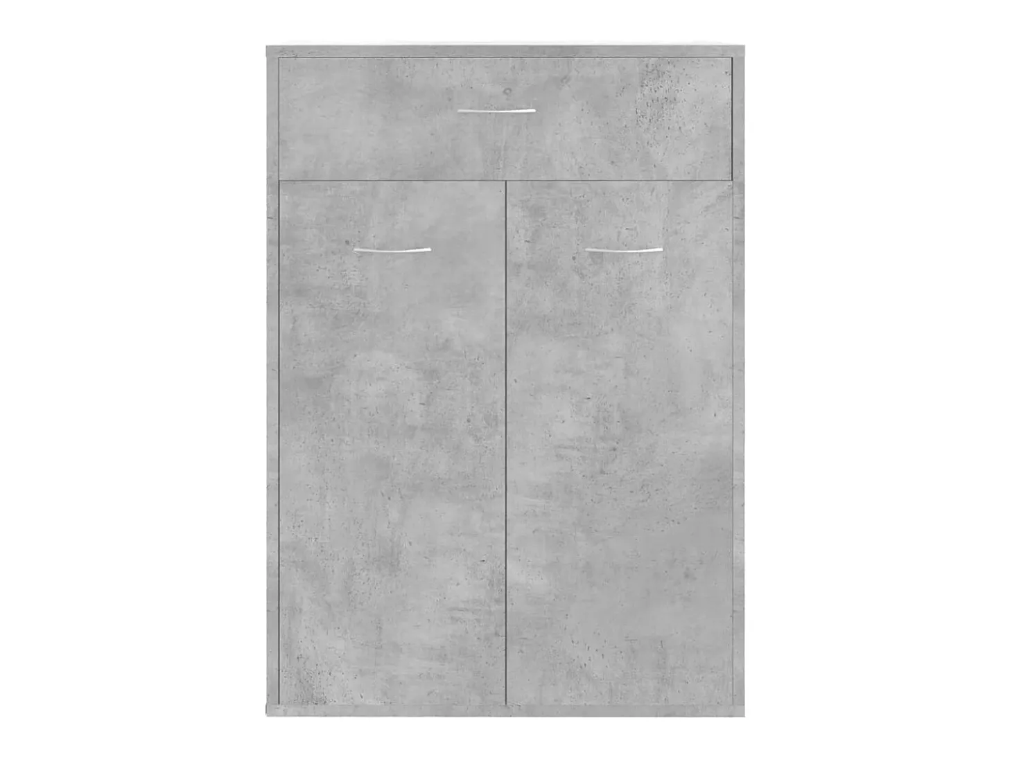 Zapatero gris hormigón 60x35x84 cm Madera de ingeniería