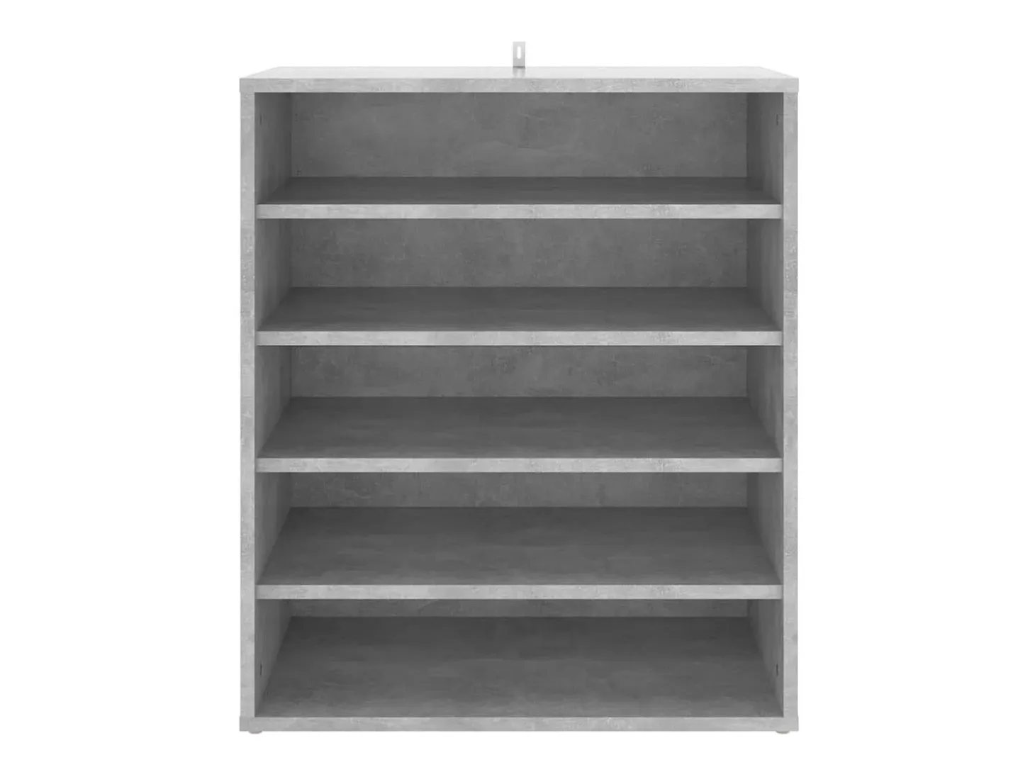Zapatero gris hormigón 60x35x70 cm Madera de ingeniería