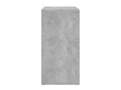 Zapatero gris hormigón 60x35x70 cm Madera de ingeniería