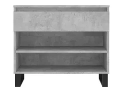 Zapatero gris hormigón 70x36x60 cm Madera de ingeniería