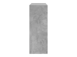 Zapatero gris hormigón 60x21x57 cm madera de ingeniería