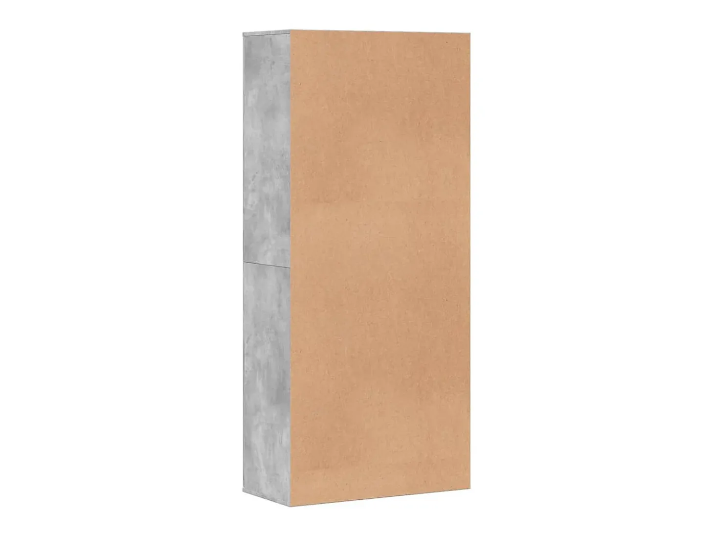 Zapatero gris hormigón 80x39x178 cm Madera de ingeniería